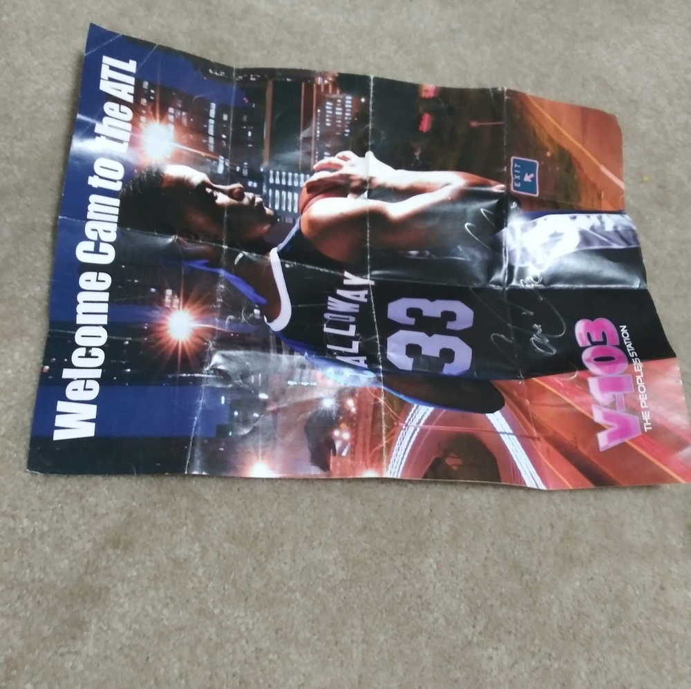Jessie Usher autographed poster